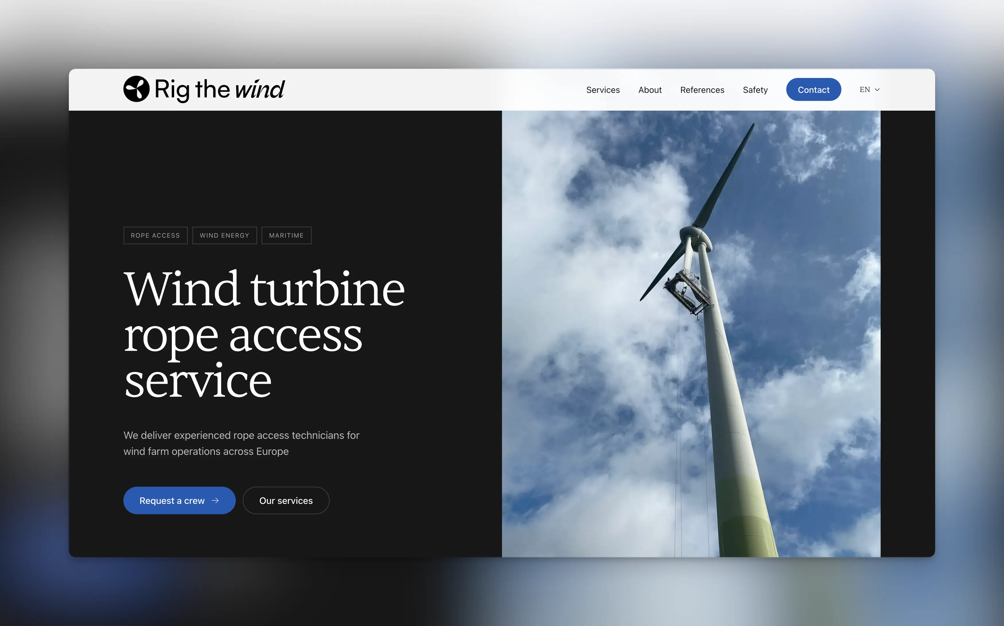 rigthewind.com website